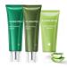 Aloderma Aloe Cleanser Set 3 Pieces - Hydrating Firming Brightening Cleansers - Face Wash Set