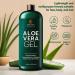 Buy Pure Aloe Vera Gel for Face Hair & Skin | Organic 95% Aloe Chamomile & Vitamin E - Sunburn Relief | 16 fl oz - Buy Online on GoSupps.com