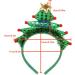 AWOCAN Christmas Headbands Christmas Tree Headband Xmas Headbands Funny Sequin Hairband Hair Accessories Christmas Decoration For Womens Girls (A) - Buy Online on GoSupps.com