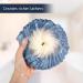 Soft Mesh Pouf Bath Sponge - Washable Reusable Shower Loofah - Gentle Exfoliating Scrubber - Grey Blue - Buy Online on GoSupps.com