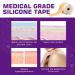 Soft Silicone Gel Scar Tape Roll 1.6'' x 60'' - Medical Grade Silicone Scar Removal Strips for C-Section, Keloid, Burn, Acne - Reusable, Painless Silicone Tape - Buy Online on GoSupps.com