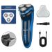 SweetLF Electric Razor for Men 2023 News Electric Shaver for Men Waterproof/Rechargeable/LED Display Men s Electric Shavers Wet & Dry Rotary Shavers Gift for Dad Husband Boyfriend (Black Blue)
