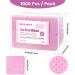 1000 PCS Pink Lint Free Nail & Lash Glue Wipes with Container - Super Absorbent Soft Non-Woven Fabric for Extensions & Nail Polish Removal - Buy Online on GoSupps.com