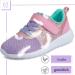 Girls Glitter Sneakers - Comfortable Sports Shoes for Kids | Velcro Fastener | 23 EU Violet Pink - Buy Online on GoSupps.com
