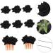 Beavorty 3 Sets Rose Hair Clip Rose Hair Comb Clip Black Rose Flower Hair Comb Wedding Hair Comb Hair Accessories for Women Wedding Bridal Bride The Flowers Steamed Stuffed Bun Abs - Buy Online on GoSupps.com