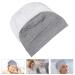 Lurrose 2Pcs Soft Beanie Chemo Cap for Women - White Gray | Cancer Headwear & Hair Loss Turban Hat - Buy Online on GoSupps.com
