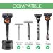 Linkidea 4 Pack Safety Razor Stand 0.7 Opening Dia Aluminum Alloy Men's Shaving Stand Dark Grey - Bathroom Countertop Organizer - Buy Online on GoSupps.com