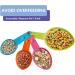 Rypet Pet Food Scoop Set - Measuring Cups and Spoons for Dog, Cat, and Bird Food - Set of 4 (Random Color) - Buy Online on GoSupps.com
