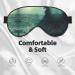 SSIMOO Sea Witch Inspired Sleep Mask | Adjustable Breathable Eye Mask for Comfortable Sleep | Stylish Black Design - Buy Online on GoSupps.com