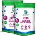BioTrust Keto Elevate Pure C8 MCT Oil Powder Ketogenic Diet Supplement & Paleo Coffee Creamer for Clean Energy 20 Servings - Pack Of 2