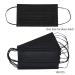 100PCS Black Disposable Face Masks | 3-Layer Filter Protection | Breathable Dust Masks with Elastic Ear Loop | for Men and Women - Buy Online on GoSupps.com