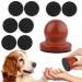 BEANPRECOY Dog Nail File with 8pcs Sandpaper Dog Nail Scratch Board Dog Nail Grinder Wooden Replaceable Sandpaper Dog Nail Trimmers for Polishing Cat and Dog Nails