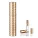 AricizBeauty Travel Perfume Refillable Empty Atomizer 5ml. Pocket Recyclable Portable Sprayer Bottle Pump Dispenser Perfume Container for Men and Women. Fashion Diamond Surface Design (GOLD)