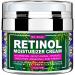 Retinol Cream - Reduces Wrinkles Fine Lines and Dryness - Face Moisturizer for All Skin Types - 1.7 oz