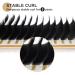 Lashview C-Bend 12mm 0.20 Strength Artificial Eyelash Extensions | Dense Natural Semi-Persistent | Professional Eye-Catching Applications - Buy Online on GoSupps.com