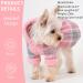 Yikeyo Small Dog Sweater Dress for Winter | Pink Fleece Puppy Hoodie | Size Medium (5-8lbs) | Pet Clothing for Girl Dogs - Buy Online on GoSupps.com
