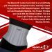 DrFitness+ Lumbo Sacral Belt - Premium Back Support & Pain Relief for Men & Women - Small Size (28-32) - Cushioned & Semi-Flexible Compression Belt for Optimal Comfort - Buy Online on GoSupps.com