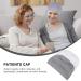 Lurrose 2Pcs Soft Beanie Chemo Cap for Women - White Gray | Cancer Headwear & Hair Loss Turban Hat - Buy Online on GoSupps.com
