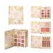G n rique Makeup Book Palette - Eyeshadow Palette Book Waterproof Makeup Palettes 12 Colors Long Lasting Eyeshadow Kit with 4 Blushers and 4 Lipsticks