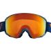Black Crevice Ski-Gladming I Ski Goggles for Men & Women | Adjustable Anti-Fog UV400 Protection | Break-Resistant Double Disc in Navy/Orange - Buy Online on GoSupps.com