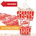 Poppy's Large Popcorn Boxes 100 Pack 46 Oz Concession-Grade Popcorn Buckets Popcorn Machine Accessories for Popcorn Bars Movie Nights Concessions - Buy Online on GoSupps.com