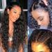 30 Inch Water Wave Lace Front Human Hair Wig for Black Women - Brazilian Wet & Wavy Virgin Hair, Pre Plucked with Baby Hair - Natural Black Color - 150% Density - Buy Online on GoSupps.com