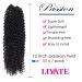 7 Pack 12 Inch Water Wave Passion Twist Crochet Braiding Hair - Bohemian Curl Synthetic Braids in 1B- 22 Strands per Pack - Buy Online on GoSupps.com
