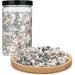 Natural Stone Small Decorative Mixed Color Pebbles 2.2lb - Aquarium Gravel & River Rock for Succulents, Bonsai, Cactus - Multicolor - Buy Online on GoSupps.com
