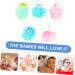Buy Healeved 5pcs Nail Art Hand Pillow & Bathing Sponge - Exfoliating Mesh Brush & Cartoon Bath Ball | International Shipping - Buy Online on GoSupps.com