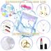 100PCS Holographic Press on Nail Packaging Bags | Empty Cardboard Nail Tips Bags with Tape | Essential for Press on Nail Business - Buy Online on GoSupps.com
