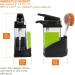 Casabella Sink Sider Solo 2-in-1 Soap Pump and Sponge Caddy - Black/Chrome - Buy Online on GoSupps.com