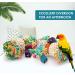 Bbjinronjy Bird Toys for Hanging | Natural Soft Sola Ball for Parrots Budgies & Small Birds - Buy Online on GoSupps.com