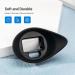 JJC Camera Viewfinder Eyecup for Sony A7R V A7 IV A7S III A1 - Oval Shape Silicone Design - Buy Online on GoSupps.com