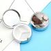Round Pill Box with Wild Animals Deer Print - 3 Compartment Metal Pill Organizer | Portable Decorative Pill Case - Style-9 - Buy Online on GoSupps.com