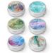 Pill dose 3 subjects medicine pillenetui portable medicine tablet vitamin holder organizer for wallet pocket travel gift (set-6-style 1 new 6 pieces) Set-6-style 1 new 6 pieces