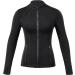 TrainingGirl Women's Full Zip Sports Jacket - Black, X-Large - Slim Fit, Long Sleeve with Thumb Holes - Buy Online on GoSupps.com