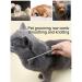 JdXun Pet Comb Set - 2 Stainless Steel Dog & Cat Brushes for Knot Removal | Rounded Teeth Pet Grooming Tools (19 x 3.3cm) - Buy Online on GoSupps.com
