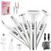 5-in-1 Lady Shaver Electric Razor for Women - Fresion Cordless Electric Face shavers Ladies Razors Eyebrow Trimmer Painless and Portable Bikini Trimmer Wet & Dry Hair Removal for Legs/Underarm