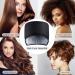 Heat Cap Hair Deep Conditioning - Electric Thermal Steamer for Natural Black Afro Hair - Home Spa Hat with Temperature Control - Black - Buy Online on GoSupps.com