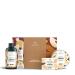 The Body Shop Coffret cadeau collection lait d'amande (cr me douche 250 ml + beurre corporel 200 ml + savon 100 g + baume pour les mains 30 ml) collection douce festive pour peaux s ches et sensibles Coffret cadeau de collection
