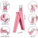 Yaya Acrylic False Nail Clippers with Magnets - Precision Nail Tip Cutter for Salon & Home Manicure - Baby Pink - Buy Online on GoSupps.com