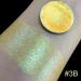 Shimmer Metallic Multichrome Eye Shadow - Waterproof & Sweat-Proof Glitter Eyeshadow | Intense Color Payoff, Vegan & Cruelty-Free | Gold/Green-3B - Buy Online on GoSupps.com