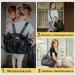 MISS FONG Diaper Bag Stroller Backpack - Multi-Functional Baby Hospital Bag with Changing Mat - Black - Buy Online on GoSupps.com