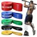 Resistance Bands Resistance Bands for Working Out Pull Up Assistance Bands Set for Men & Women Exercise Bands for Home Workouts Body Stretching Physical Therapy Muscle Training colour