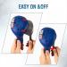 FRANKTECH Golf Club Covers - 4pcs EVA Plastic Headcovers for Driver, Woods, Hybrid - Washable, Easy On/Off - Funny Black Set - Buy Online on GoSupps.com