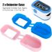 Oximeter Case Storage Protector Travel Blood Oxygen Silicone Home Cover Monitor for 2Pcs Holder Case Symbol Signs (Blue+) Blue+pink - Buy Online on GoSupps.com