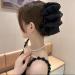 LONGLUAN Bow Bubble Clips Chiffon Silk Bubble Bow Hair Claw Jaw Clip Layered Bubble Mesh Tulle Fluffy Hair Clips Large Claw Clips for Thick Hair (2pcs-B) - Buy Online on GoSupps.com