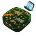 Dino dinosaur grunge pattern sanitary napkins storage bag menstruation pad bag pocket portable menstrual cup pocket with zipper for teenager girls women women
