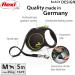 Flexi Black Design Tape Green Retractable Dog Leash - Medium 5m - For Dogs up to 25kg/55lbs - Buy Online on GoSupps.com