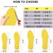 Buy 2 Pair Memory Foam Shoe Inserts for Women | Shock Absorbing Insoles for Foot Pain Relief | Comfortable & Breathable | Sizes M: 4.5-13.5 W: 6.5-12 - Buy Online on GoSupps.com